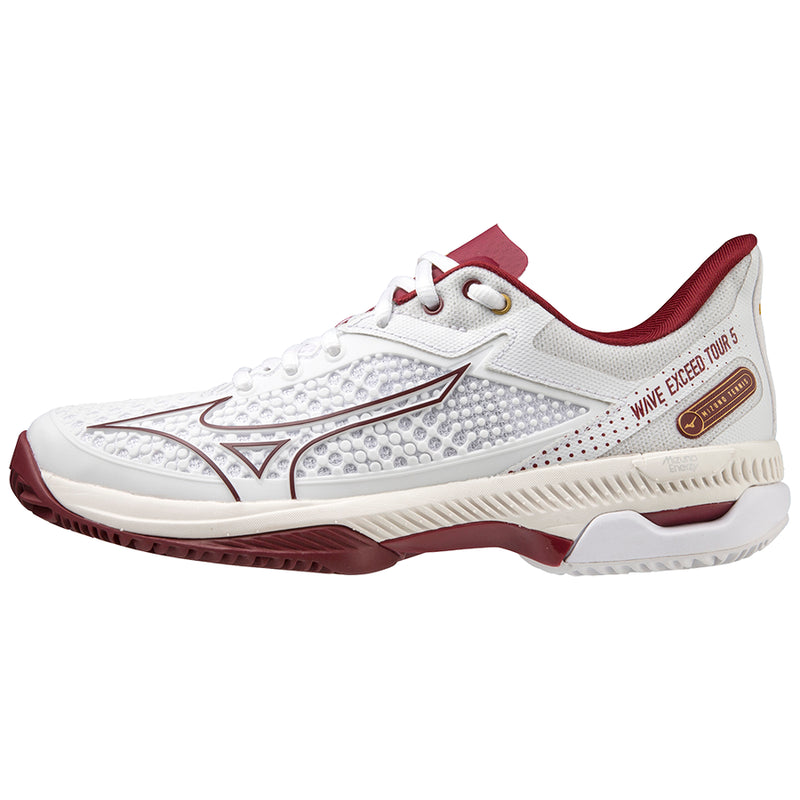 Mizuno Tennisschoen Padelschoen Wave Exceed Tour 5 CC Dames Wit
