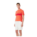 Lacoste T-Shirt Sport Ronde Hals Heren Oranje