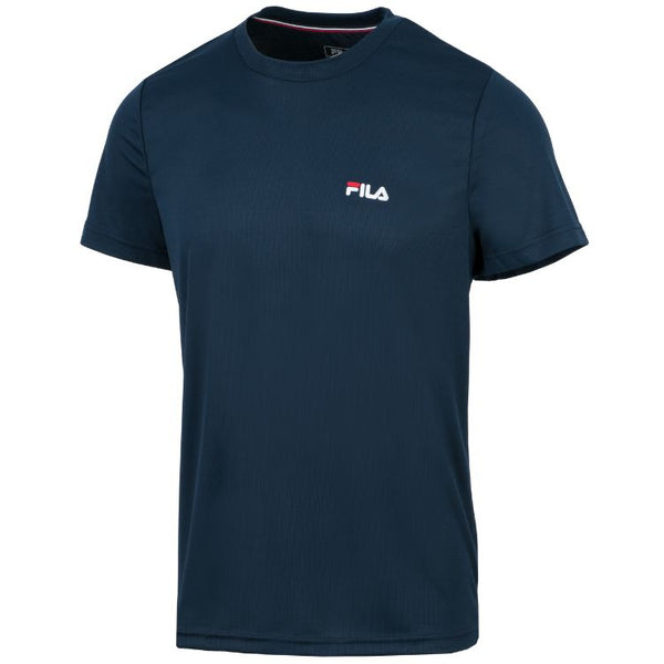 Fila T-Shirt Logo Small Heren Blauw
