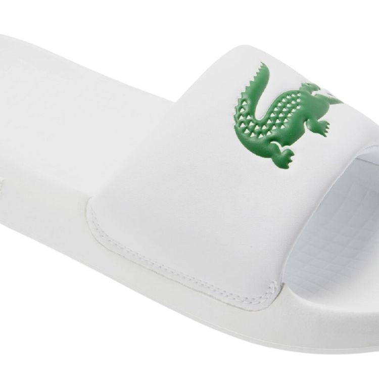 Lacoste Slippers Serve Slide 1.0 Heren Wit Groen