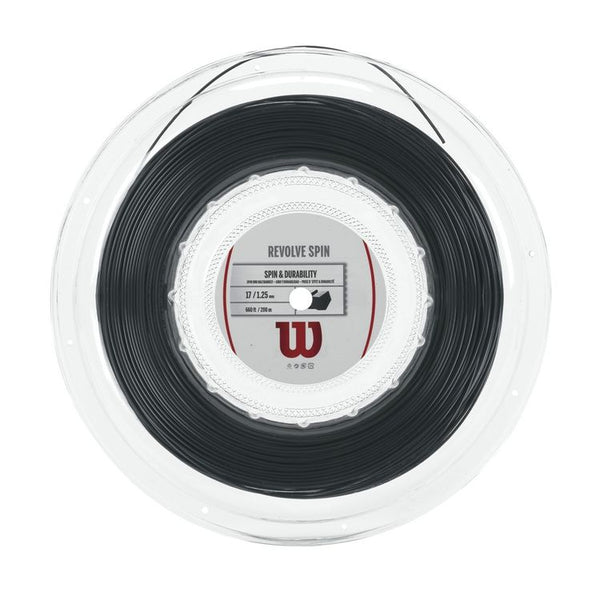 Wilson Tennissnaar Revolve 16 Op Rol 200m Zwart