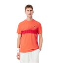Lacoste T-Shirt Sport Ronde Hals Heren Oranje