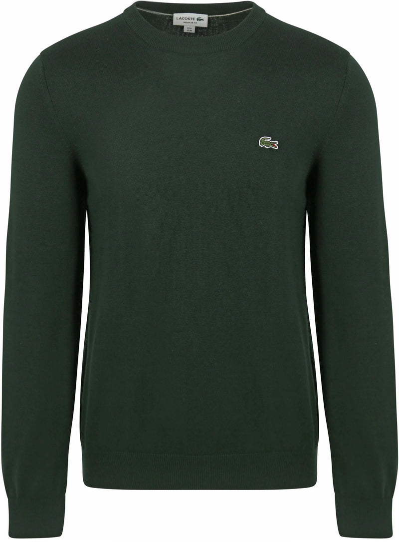 Lacoste Sweater Sport Pullover Ronde Hals Heren Groen