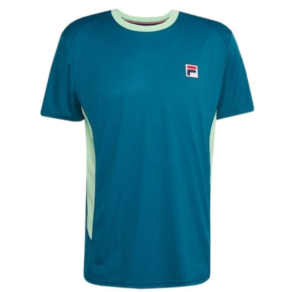 Fila T-Shirt Mats Heren Petrol