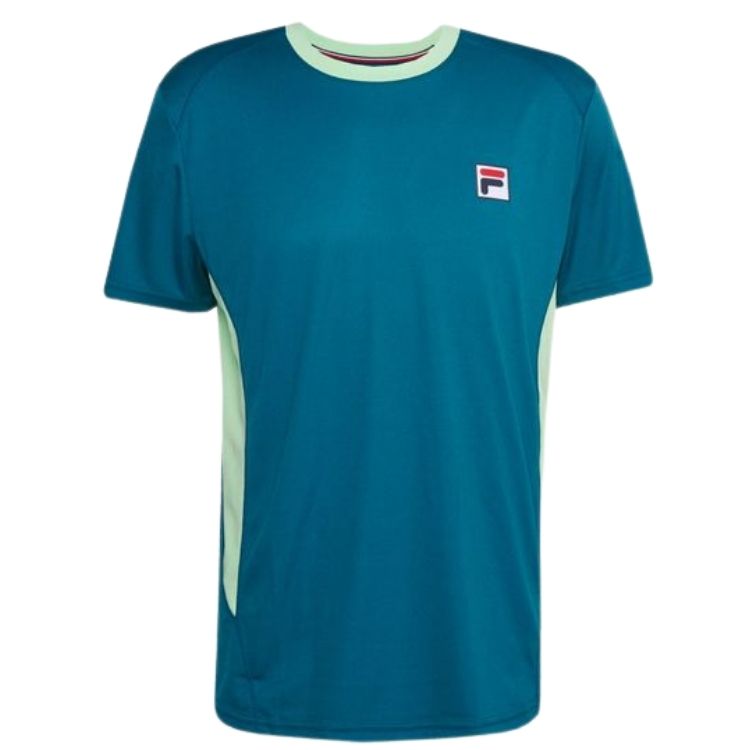 Fila T-Shirt Mats Heren Petrol