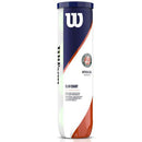Wilson Tennisballen Roland Garros Official Ball Clay Court Gasgevuld 4 Blik
