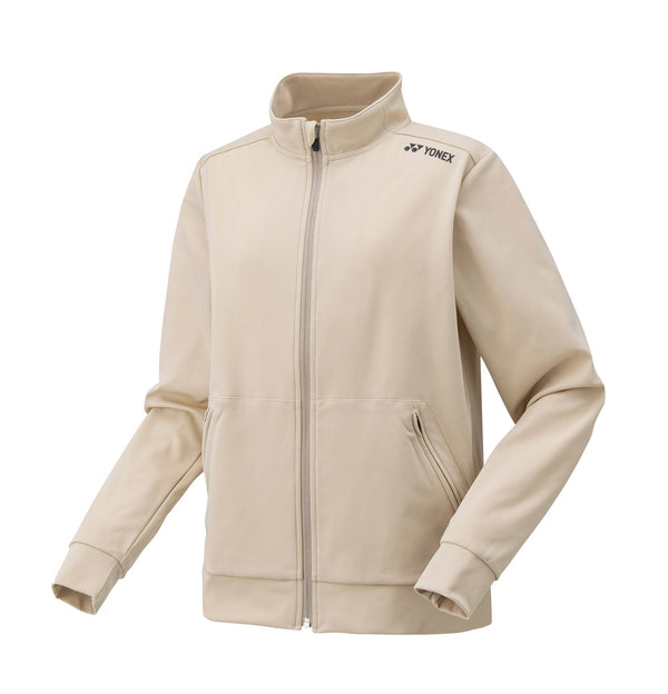 Yonex Womens Warmup Jacket Beige