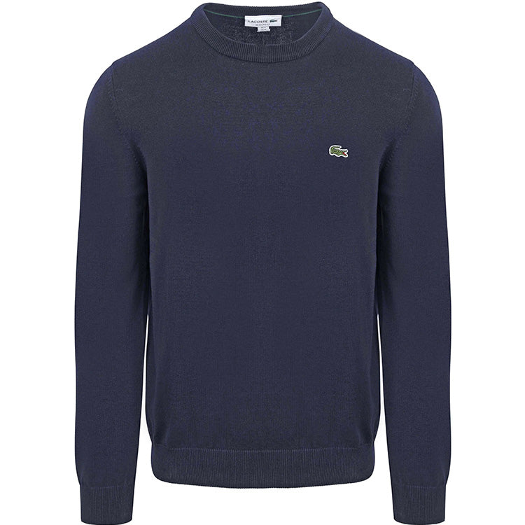 Lacoste Sweater Sport Pullover Ronde Hals Heren Navy