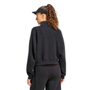 Adidas Cover Up Half-Zip Sweatshirt Dames Zwart Achter