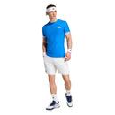 Adidas T-Shirt Freelift Tee Pro Blauw Zijkant