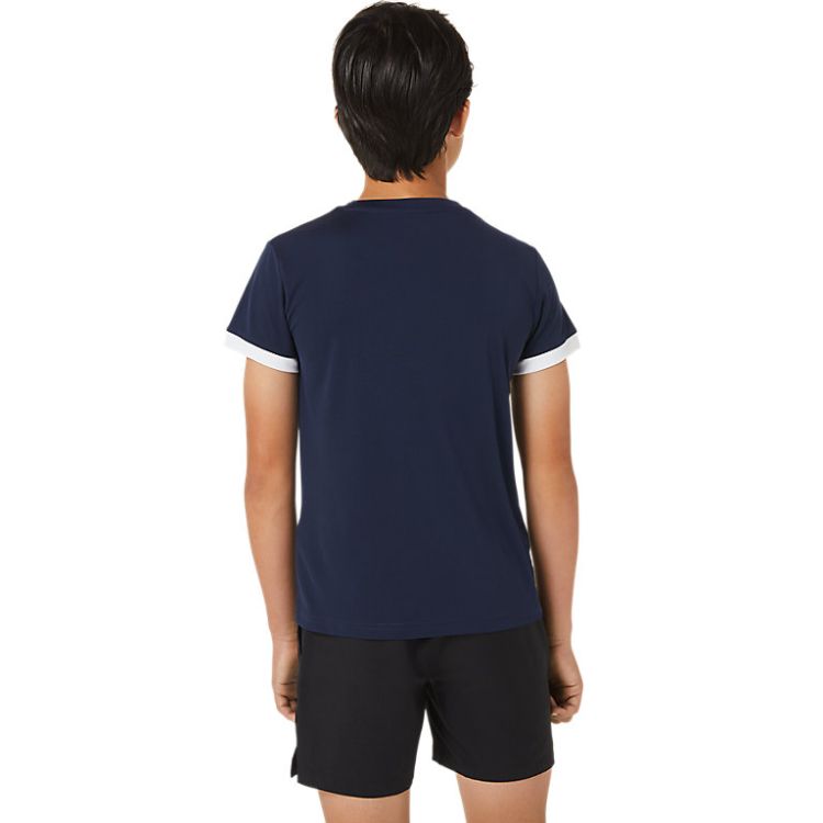 Asics Boys T-Shirt Tennis SS Top Jongens Blauw