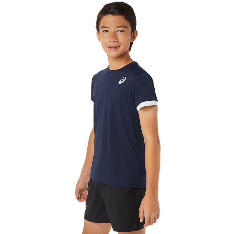 Asics Boys T-Shirt Tennis SS Top Jongens Blauw