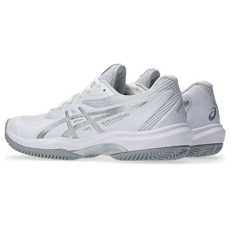 Asics Tennisschoen Game FF Clay / OC Dames Wit Zilver