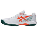 Asics Padelschoen Game FF Padel Heren Wit Groen Binnenkant