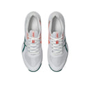 Asics Padelschoen Game FF Padel Heren Wit Groen Bovenkant
