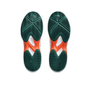 Asics Padelschoen Game FF Padel Heren Wit Groen Onderkant