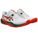Asics Padelschoen Gel Challenger 15 Padel Heren Wit Oranje Zijkant