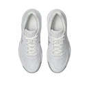 Asics Padelschoen Gel Dedicate 9 Padel Dames Wit Zilver Bovenkant