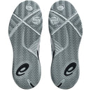 Asics Padelschoen Gel Resolution X Padel Heren Wit Grijs Onderkant