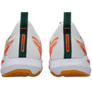 Asics Padelschoen Sonicsmash FF Heren Wit Oranje Achterkant