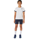Asics Short Tennis Boys Junior Blauw