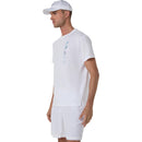 Asics T-Shirt Seasonal Graphic Tee Heren Wit Links