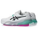 Asics Tennisschoen Gel Resolution X Clay Heren Wit Groen Achter