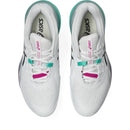 Asics Tennisschoen Gel Resolution X Clay Heren Wit Groen Boven