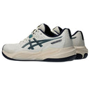 Asics Tennisschoen Gel Challenger 15 Indoor Heren Offwhite Blauw Links
