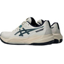 Asics Tennisschoen Gel Challenger Heren 15 Clay Heren Wit Blauw Zijkant