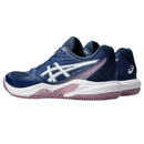Asics Tennisschoen Gel Dedicate 9 Clay Dames Donkerblauw Zijkant