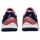 Asics Tennisschoen Gel Resolution 8 Clay Dames Donkerblauw Roze Achterkant