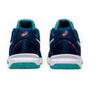 Asics Tennisschoen Gel Resolution 8 Clay Junior Blauw Achterkant