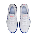 Asics Tennisschoen Gel Resolution 8 Clay Junior Wit Blauw Bovenkant