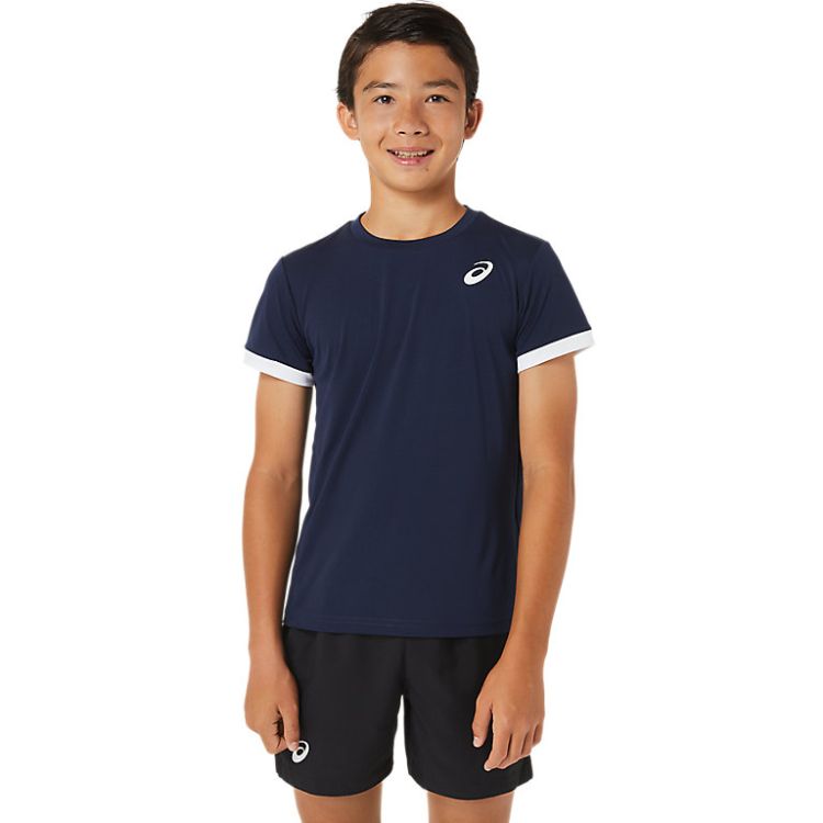 Asics Boys T-Shirt Tennis SS Top Jongens Blauw