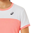 Asics Top SS Junior Girls Roze Wit