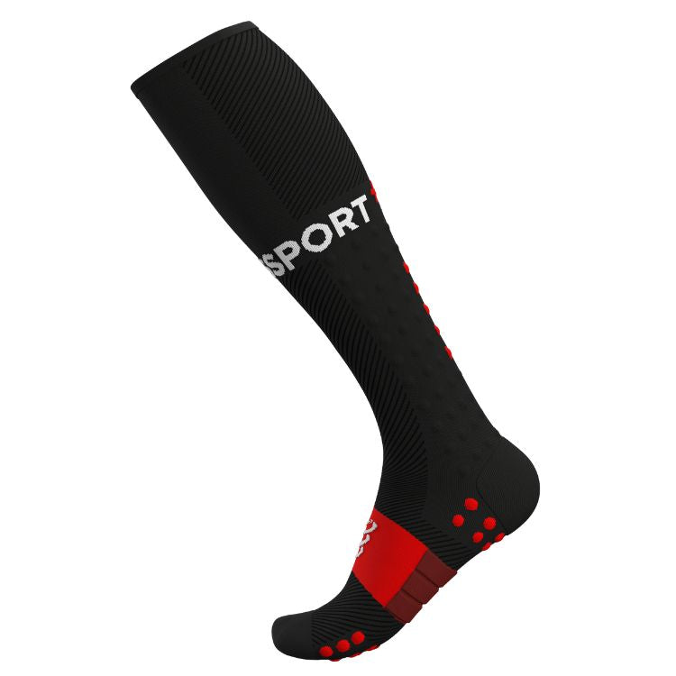 Compressport Full Socks Run Unisex Zwart