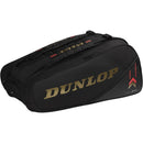 Dunlop tennistas Performance 12 Racket Bag Zwart Voorkant