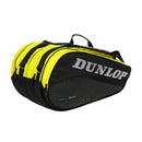 Dunlop tennistas SX Performance 8 Thermo Bag Zwart Geel Voorkant