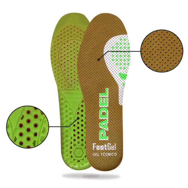 Footgel Padel Tennis Insoles Inlegzolen