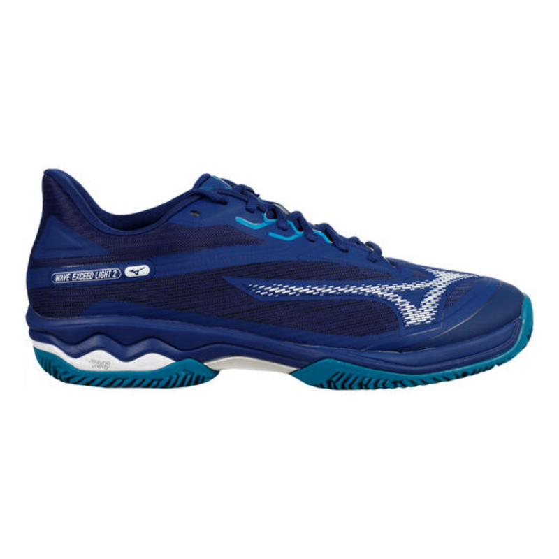 Mizuno Tennisschoen Padelschoen Wave Exceed Light 2 CC Heren Blauw