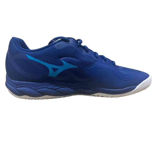 Mizuno Tennisschoen Padelschoen Wave Enforce Court CC Heren Blauw Wit