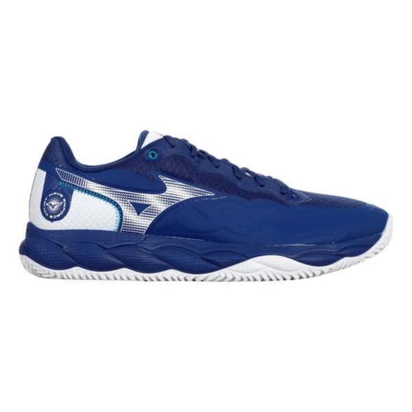 Mizuno Tennisschoen Padelschoen Wave Enforce Tour CC Heren Blauw Wit