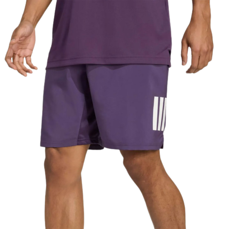 Adidas Club 3-Stripe Shorts Paars