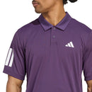 Adidas Club 3-Stripe Polo Shirt Paars