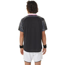 Asics Poloshirt Court Graphic Heren Grijs