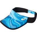 Asics Zonneklep Graphic Visor Blauw Zwart