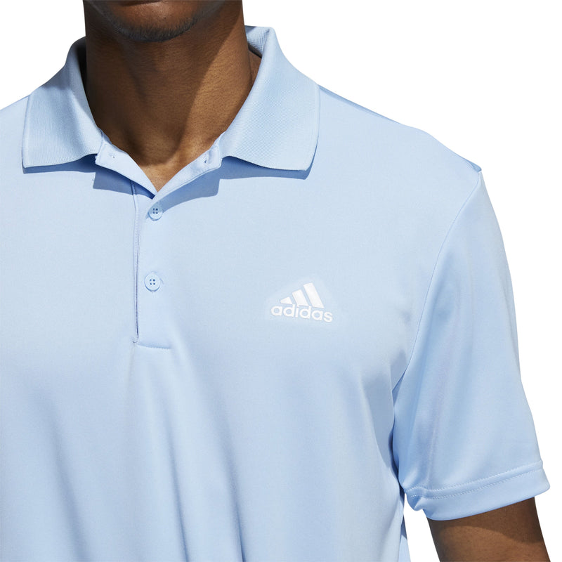 Adidas Performance Primegreen Poloshirt Lichtblauw