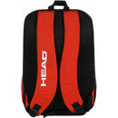 HEAD Tennistas Core Backpack Rood Zwart Achterkant