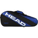 HEAD Tennistas Team S Racketbag Zwart Blauw links
